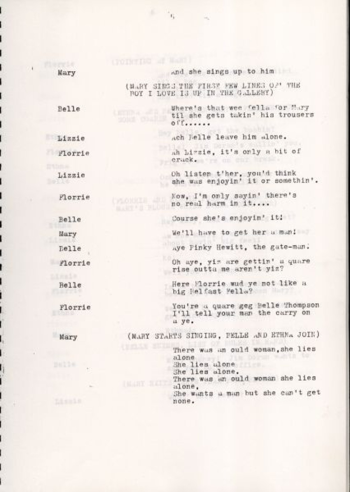 Lay Up Your Ends (script) | extraORDINARYwomenNI