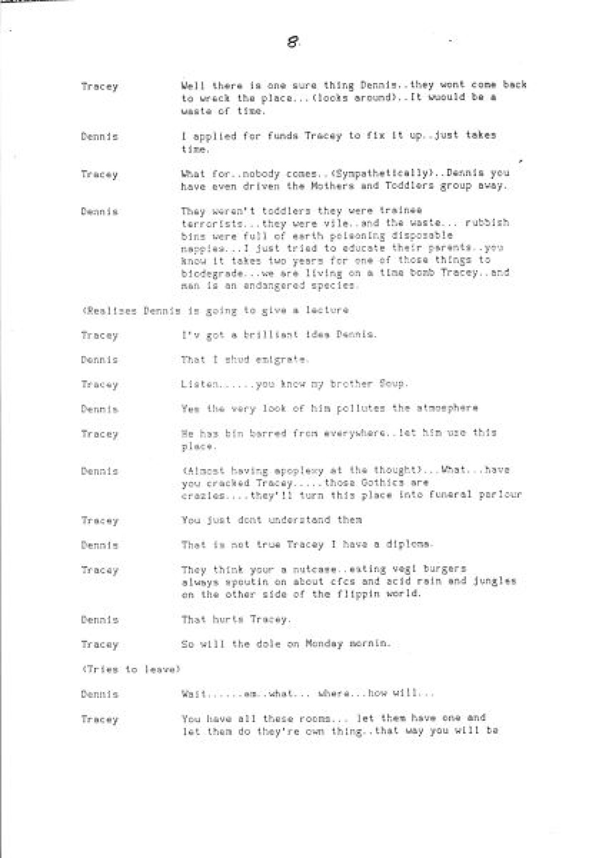 It's a Waste of Time Tracey (script) | extraORDINARYwomenNI